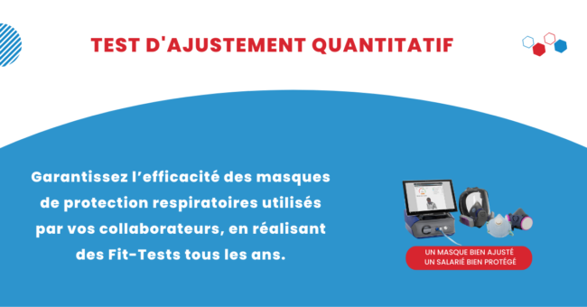 Adjust'air Fit Test quantitatif ajustement masque de protection respiratoire
