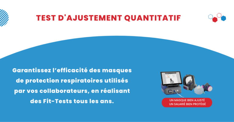 Adjust'air Fit Test quantitatif ajustement masque de protection respiratoire