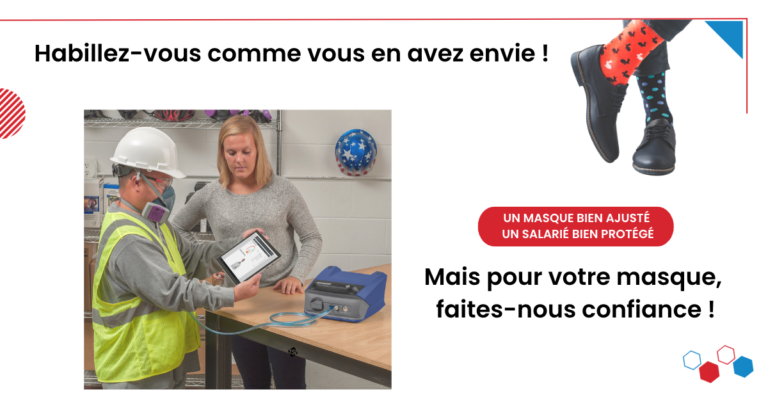 Adjust'air Fit Test quantitatif ajustement masque de protection respiratoire