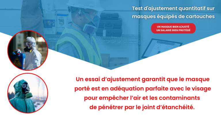 Adjust'air Fit Test quantitatif ajustement masque de protection respiratoire