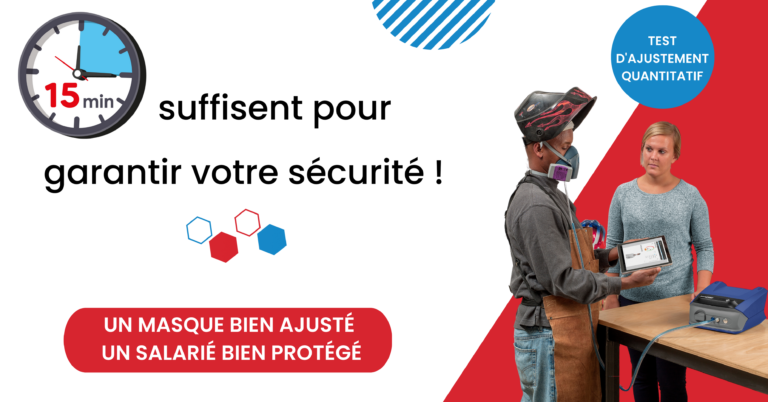 Adjust'air Fit Test quantitatif ajustement masque de protection respiratoire