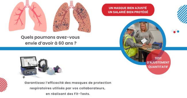 Adjust’air Fit Test quantitatif ajustement masque de protection respiratoire Adjust'air Fit Test quantitatif ajustement masque de protection respiratoire