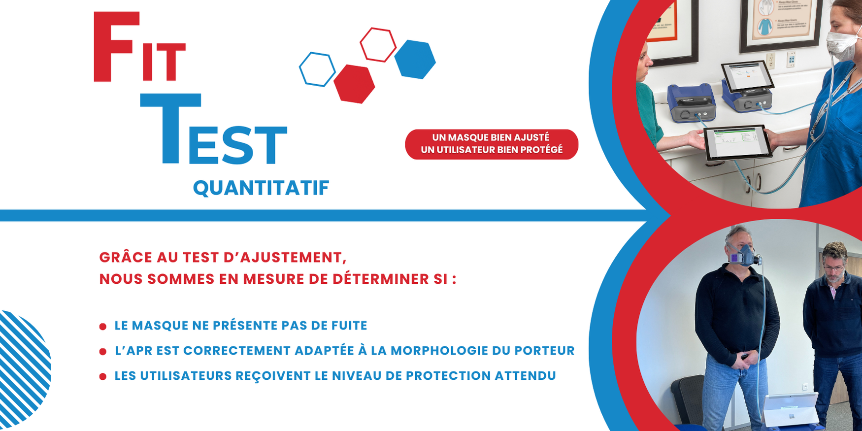 Adjust’air Fit Test quantitatif ajustement masque de protection respiratoire Adjust'air Fit Test quantitatif ajustement masque de protection respiratoire